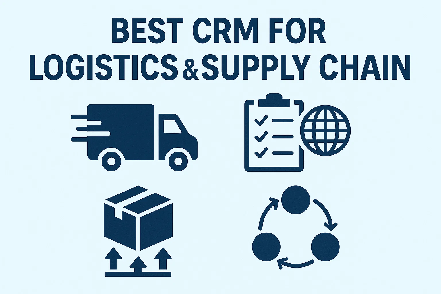 Top CRM Solutions for the Logistics and Supply Chain Sector